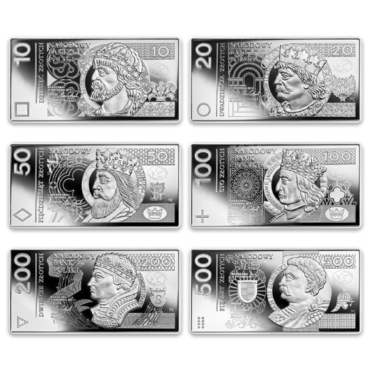 Zestaw: Polskie banknoty obiegowe