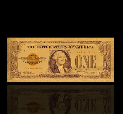 USA: Banknot złocony 1$ - JEDEN dolar /1928