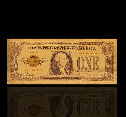USA: Banknot złocony 1$ - JEDEN dolar /1928