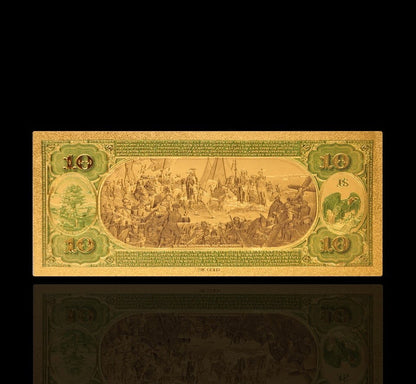 USA: Banknot złocony 10$ - DZIESIĘĆ dolarów /1875