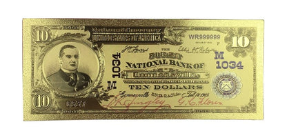 USA: Banknot złocony 10$ - DZIESIĘĆ dolarów /1902
