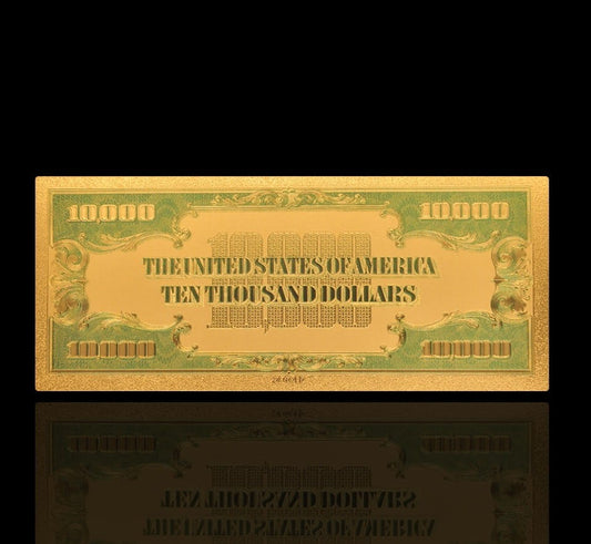 USA: Banknot złocony 10.000$ -  DZIESIĘĆ TYSIĘCY dolarów /1928