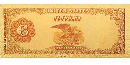 USA: Banknot złocony 100$ - STO dolarów /1882
