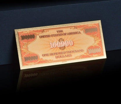 USA: Banknot złocony 100.000$ -  STO TYSIĘCY dolarów /1928