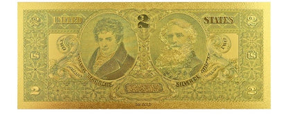 USA: Banknot złocony 2$ - DWA dolary /1896