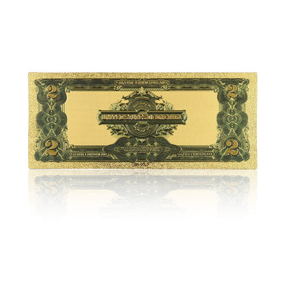 USA: Banknot złocony 2$ - DWA dolary /1899