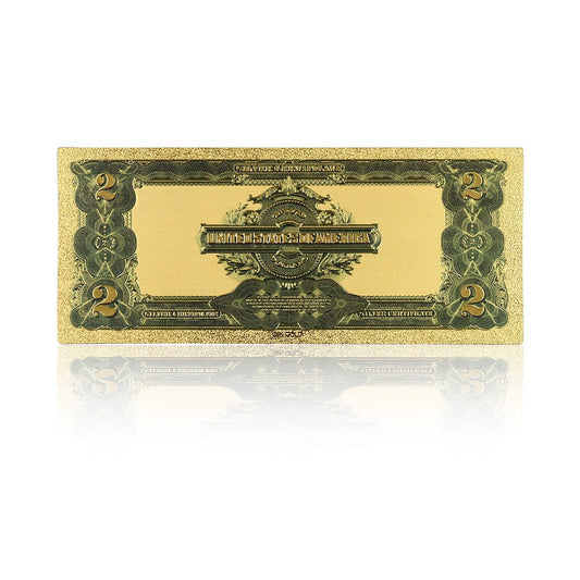 USA: Banknot złocony 2$ - DWA dolary /1899