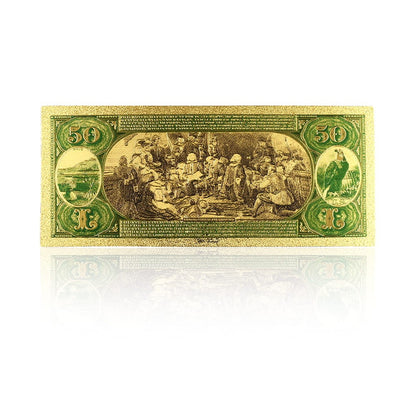 USA: Banknot złocony 50$ - PIĘĆDZIESIĄT dolarów /1875