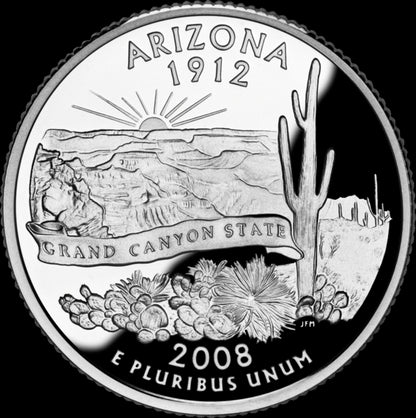 USA:  25 Centów / 2008 r. - Arizona (nr 48)