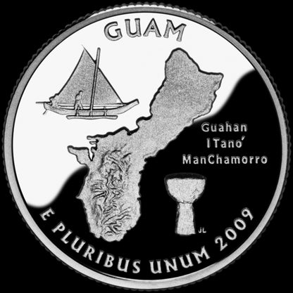 USA:  25 Centów / 2009 r. - Guam (nr 53)