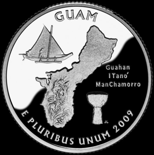 USA:  25 Centów / 2009 r. - Guam (nr 53)
