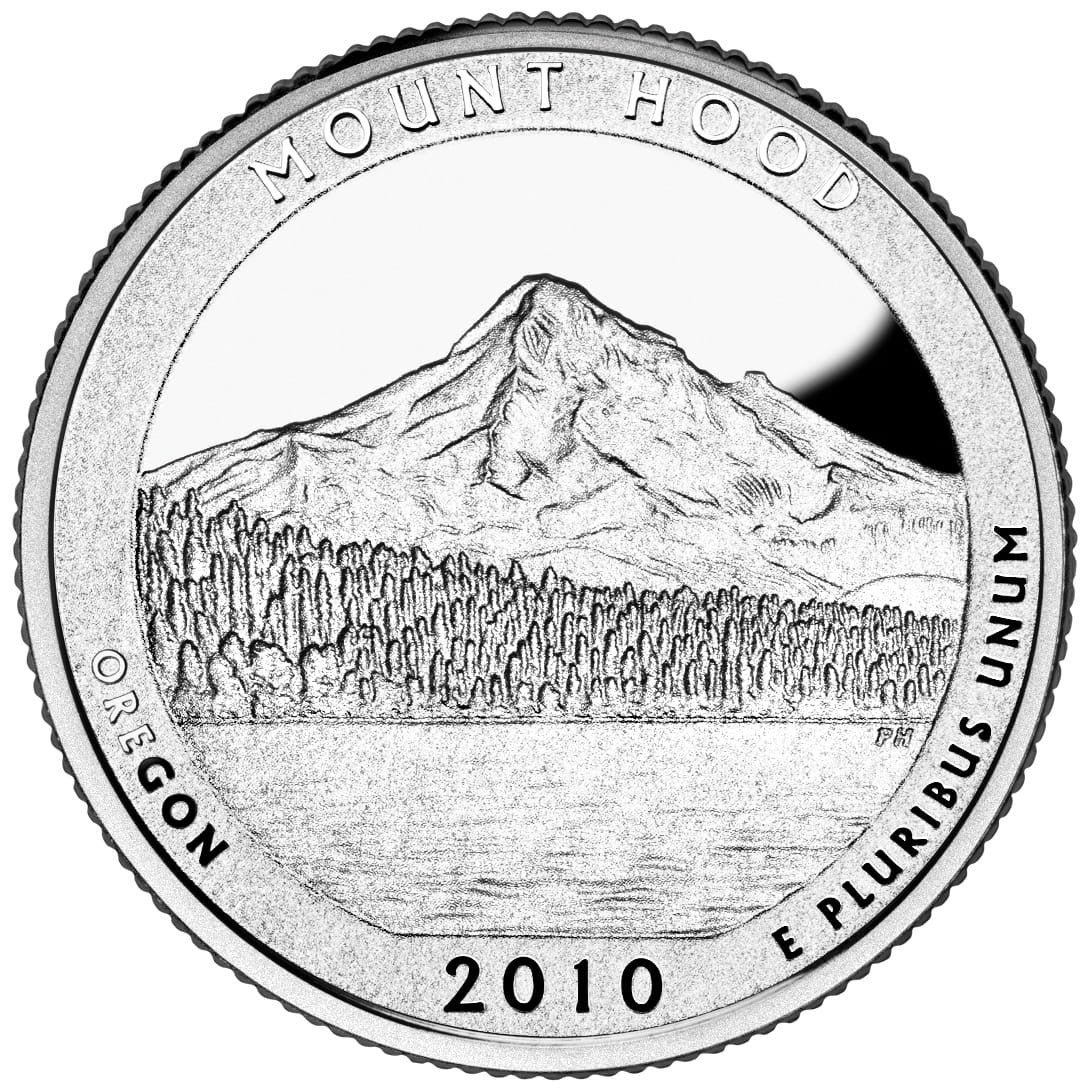 USA:  25 Centów / 2010 r. -  Mt. Hood National Forest (nr 5)