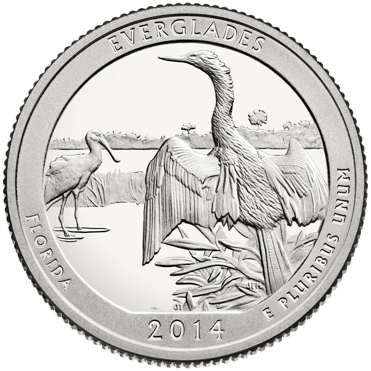 USA:  25 Centów / 2014 r. -  Park Narodowy Everglades (nr 25)