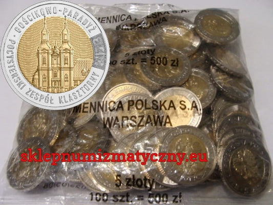 Woreczek - 100 sztuk: 5 zł / 2023 r - Gościkowo-Paradyż – pocysterski zespół klasztorny