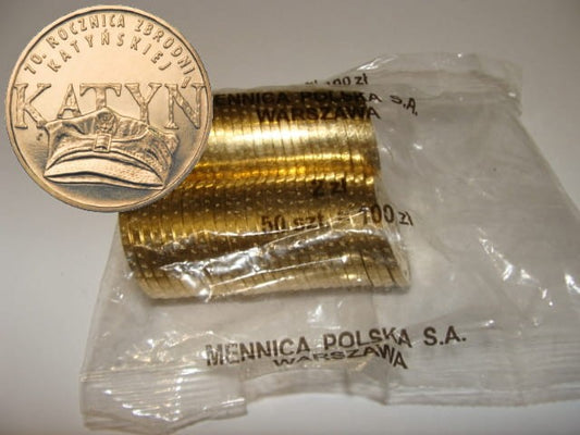Woreczek - 50 sztuk: 2 zł / 2010 r. - Katyń 1940