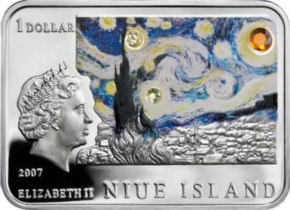 WYSPA NIUE 1 dolar / 2007 - Vincent Van Gogh